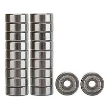 Kit 20 Micro Rolamento 624 Zz - 624zz 4x13x5mm Aço Carbono Foto mini 1