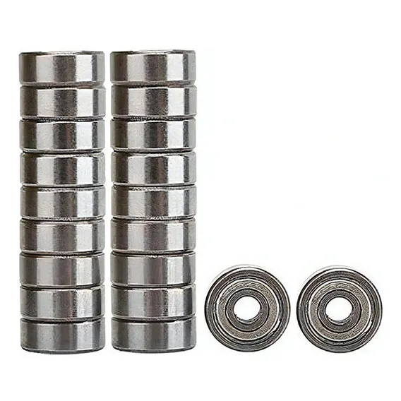 Kit 20 Micro Rolamento 624 Zz - 624zz 4x13x5mm Aço Carbono Foto 1