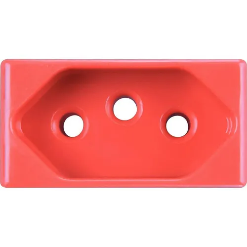 Kit 20 Módulo Tomada Tramontina 20a 250v Vermelho Liz Giz Foto 1