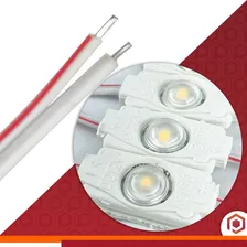 Kit 20 Módulos De Led 1 Led Branco Quente 0.5w Ip67 7030 Foto mini  3