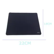 Kit 20 Mouse Pad Antiderrapante 22x18cm Preto Mousepad Foto mini  2