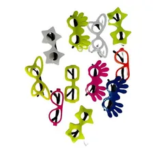 Kit 20 Óculos Neon Divertidos Sortido Neon Óculos Para Festa Foto mini 4