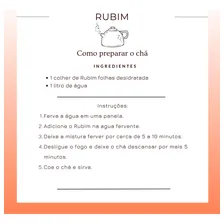 Kit 20 Pacotes Chá De Rubim | Verdadeira Erva-macaé Foto mini 4