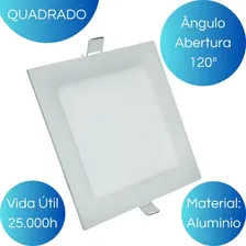 Kit 20 Painel Plafon Led 18w Quadrado Embutir 6500k 22x22 Foto mini 3