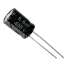 Kit 20 Pçs - Capacitor Eletrolitico 6,8x400v - 6,8uf X 400v Foto mini  2