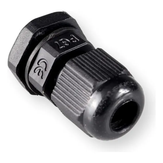 Kit 20 Peças - Prensa Cabo Nylon Pg7 1/4 Preto Ip68 Foto 1