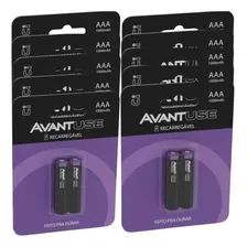 Kit 20 Pilhas Avant Recarregável Aaa 1000mah Foto  mini 1