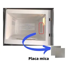 Kit 20 Placas De Mica Para Forno Microondas 14 X 14 Cm + Nf Foto mini  2