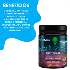 Kit 20 Pré Treino Abduzido 300gr Nitromax Sabor Blueberry Foto mini  3