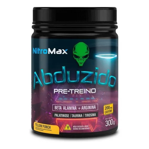 Kit 20 Pré Treino Abduzido 300gr Nitromax Sabor Blueberry Foto 1