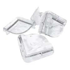 Kit 20 Protetor Quina Transparente - Silicone - Clink Foto mini 2