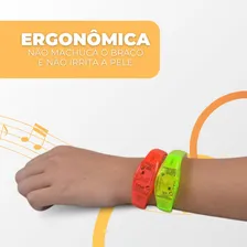 Kit 20 Pulseira Led Pisca Som Batida Musica Festa Casamento Foto mini 4