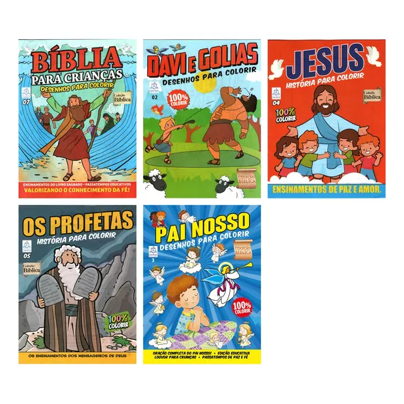 Kit 20 Revistas Infantil Colorir E Atividades Bíblica 2024 Foto 1