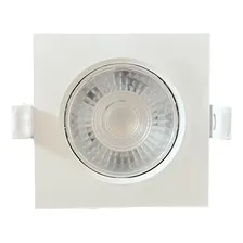 Kit 20 Spot Dicroica Led Quadrado 5w Cob 4000k Branco Neutro Foto mini  2
