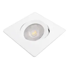 Kit 20 Spot Led 5w Direcionável Embutir Quadrado Luz Frio Estrutura Branco-frio 110v/220v (bivolt) Foto mini 2