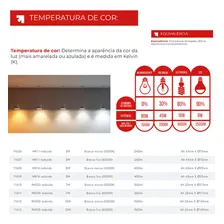 Kit 20 Spot Led Dicroica Embutir Redondo 5w 3000k Mr16 Foto mini  2