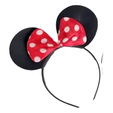 Kit 20 Tiaras Arquinho Orelhas Do Mickey Minnie Lembrancinha Cor Preto Foto mini 4