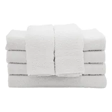 Kit 20 Toalhas De Rosto Profissional Salão Atacado Reforçada Cor Branco Liso Foto mini 1