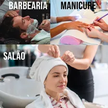 Kit 20 Toalhas Rosto Salão Barbearia Cabeleireiro Atacado 20 Preta Foto mini 2