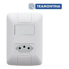 Kit 20 Tomadas + 5 Interruptores Tramontina Aria Foto  mini 1