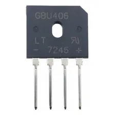 Kit 20 Unidades Ponte Retificadora 600v 4a Gbu406 Foto mini 1