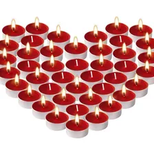 Kit 20 Velas Rechaud Decoração Romantica Vermelho Foto mini 1