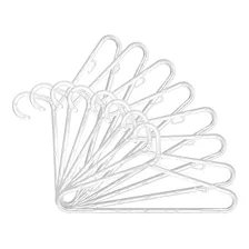 Kit 200 Cabides AcrÃlico Cristal Transparente Premium Foto mini 4