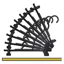 Kit 200 Cabides Plástico Saia Calça - Preto + 400 Presilhas OnlyforShop Foto mini 3