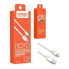 Kit 200 Cabo Carregador Usb Celular V8 Rapido Kaidi Kd-308s Foto mini 1