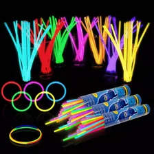 Kit 200 Pulseira Neon Alto Brilho Fluorescente Festa Balada Foto mini 4