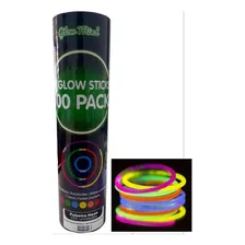 Kit 200 Pulseira Neon Alto Brilho Fluorescente Festas Balada Foto mini 1