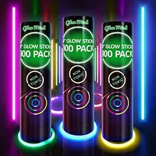 Kit 200 Pulseira Neon Alto Brilho Fluorescente Festas Balada Foto mini 2