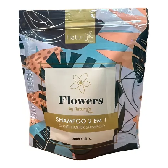 Kit 200 Sachê Shampoo Condicionador Flower 30ml Hotel Motel Foto 1