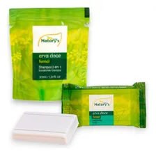 Kit 200 Shampoo 2em1 Erva Doce 30ml + 500un Sabonete 13g Foto mini 1