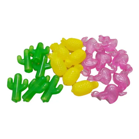 Kit 20un Cubo Gelo Reutilizável Gelinho Artificial Colorido Foto 1