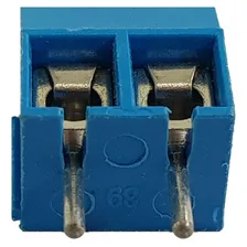 Kit 20x Borne Kre 2 Vias Plástico Azul 10mm Foto mini 4