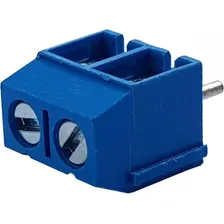 Kit 20x Borne Kre 2 Vias Plástico Azul 10mm Foto mini  2