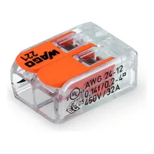 Kit 20x Conector Wago Compacto Emenda 2 Fios Modelo 221-412 Foto mini 2