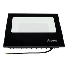 Kit 20x Refletor Holofote Led 100w Avant Branco Quente Ip65 Carcaça Preto Luz Branco-quente Foto mini  3