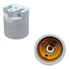 Kit 20x Soquete Lampada Bocal Porcelana Louça Plafon E-27 Foto mini 2