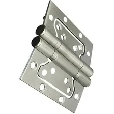 Kit 21 Peças Dobradiça Aço Inox Encaixe Rápido Sobrepor 360° Cor Escovado Foto  mini 1