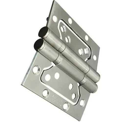 Kit 21 Peças Dobradiça Aço Inox Encaixe Rápido Sobrepor 360° Cor Escovado Foto 1