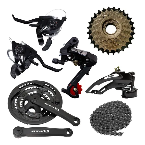 Kit 21v Bicicleta 29 E 26 Corrente Catraca Rapid Fire Câmbio Foto 1