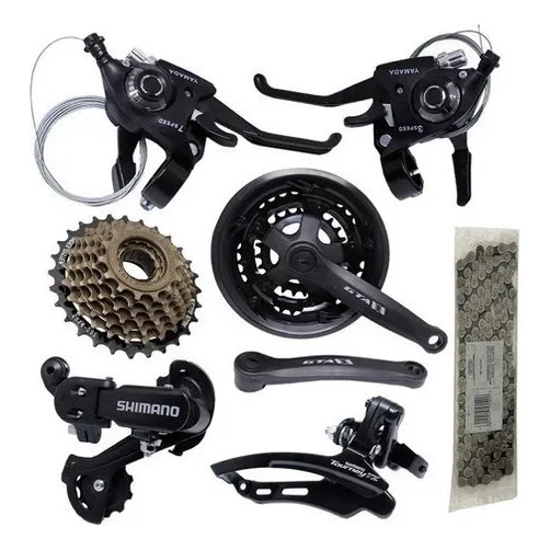 Kit 21v Coroa Rapid Fire Bicicleta 29 Bike 26 Câmbio Shimano Foto 1