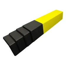 Kit 22 Protetor De Estacionamento-coluna Pilastra Cantoneira Cor Amarelo/preto Foto mini 1
