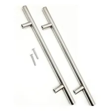 Kit 22 Puxadores Haste Aço Inox Escovado 128mm Gavetas Foto mini 3