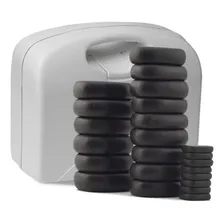 Kit 23 Pedras Basálticas Vulcânicas Quentes P Massagem Estek Foto mini 1