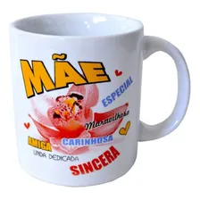 Kit 24 Caneca De Porcelana Xicara Presente Frases Mães 280ml Foto  mini 1
