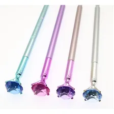 Kit 24 Caneta Diamante Cristal Moderno Ponta Fina Luxo Foto mini  2
