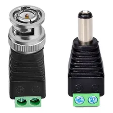 Kit 24 Conector (16 Bnc M + 08 P4 M) Bnc P4 Cftv Câmera Plug Foto mini 1